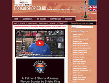 Tablet Screenshot of hookahshop.co.uk